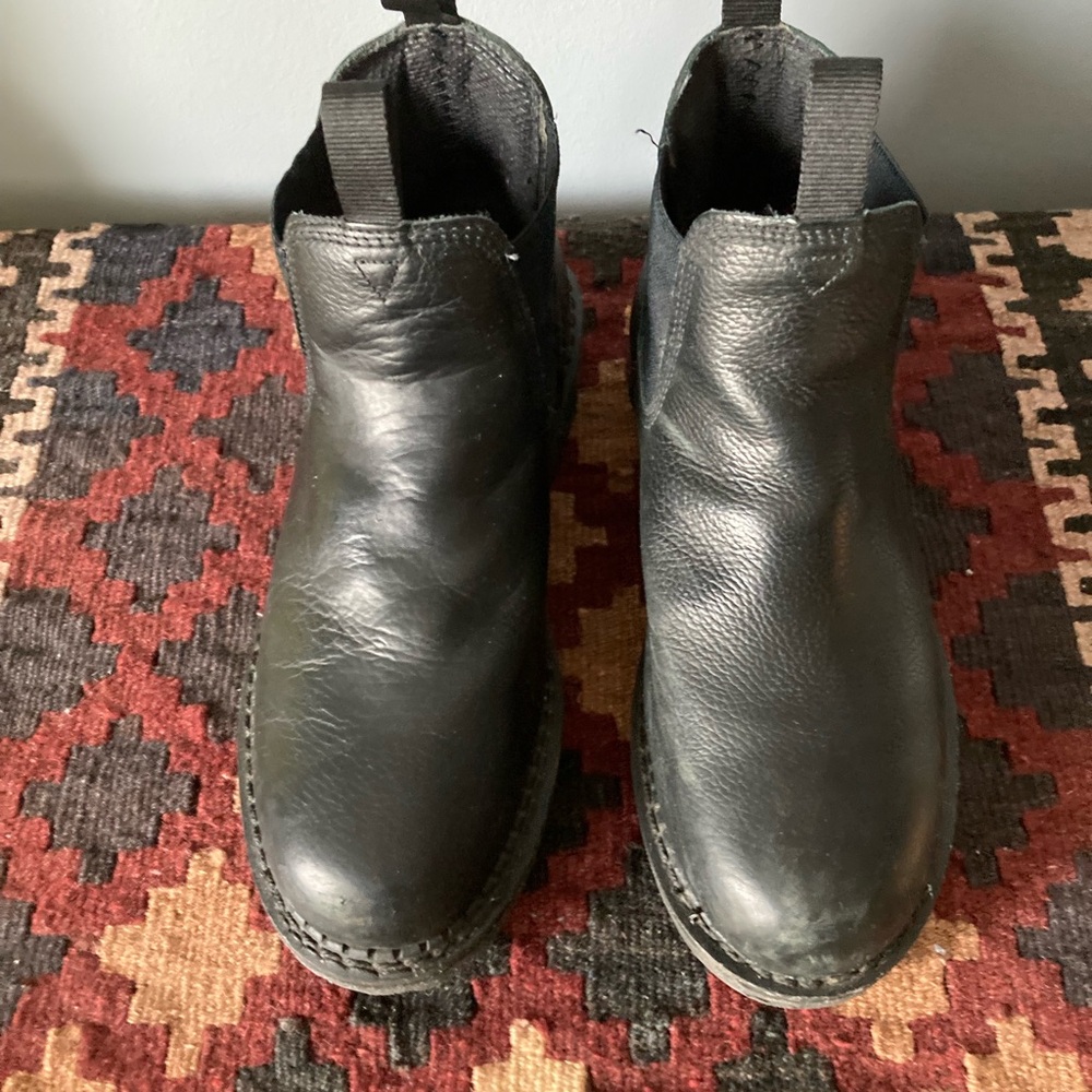 Men's Georgia “High Romeo” Boots in Black Genuine Leather